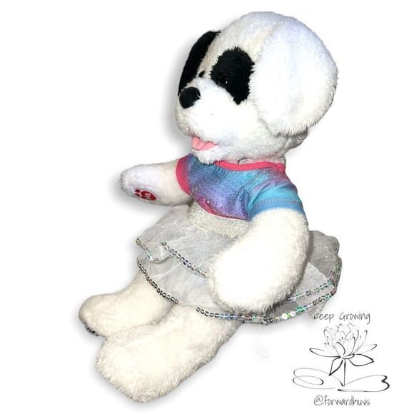 Build a Bear Cookies & Cream Pup in Shirt and Skirt - Picture 5 of 10